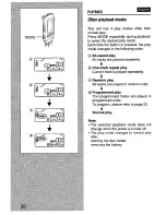 Preview for 20 page of Aiwa AM-HX30 Operating Instructions Manual