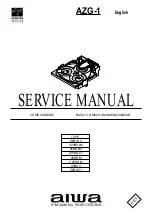 Aiwa AZG-1 Service Manual preview