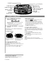 Preview for 6 page of Aiwa CSD-FD82 Operating Instructions Manual