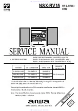 Aiwa CX-SNRV15 Service Manual preview