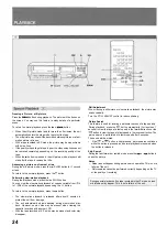 Preview for 24 page of Aiwa HV-BR3000 Operating Instructions Manual