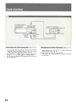 Preview for 42 page of Aiwa HV-BR3000 Operating Instructions Manual