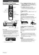 Preview for 16 page of Aiwa HV-GX935Z Operating Instructions Manual