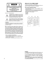 Preview for 2 page of Aiwa HV-MX1 Operating Instructions Manual