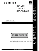 Preview for 1 page of Aiwa l xp-v53 Service Manual