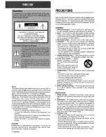 Preview for 2 page of Aiwa NSX-A10 Operating Instructions Manual