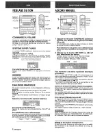 Preview for 34 page of Aiwa NSX-A10 Operating Instructions Manual