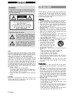 Preview for 2 page of Aiwa NSX-AJ20 Operating Instructions Manual