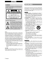 Preview for 2 page of Aiwa NSX-AJ50 Operating Instructions Manual