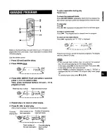 Preview for 27 page of Aiwa NSX-MA845 Operating Instructions Manual