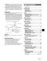 Preview for 3 page of Aiwa NSX-MA945 Operating Instructions Manual