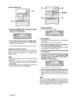 Preview for 12 page of Aiwa NSX-MA945 Operating Instructions Manual