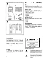 Preview for 2 page of Aiwa NSX-V70 Operating Instructions Manual