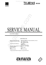 Aiwa TV-AR145 Service Manual preview