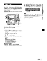 Preview for 45 page of Aiwa XR-DV5 Operating Instructions Manual