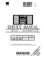 Aiwa XR-EM70 Service Manual preview