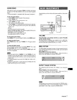 Preview for 7 page of Aiwa XR-M1000 Operating Instructions Manual