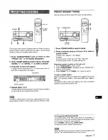 Preview for 17 page of Aiwa XR-M1000 Operating Instructions Manual