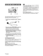 Preview for 18 page of Aiwa XR-M1000 Operating Instructions Manual