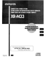 Aiwa XR-M33 Operating Instructions Manual preview