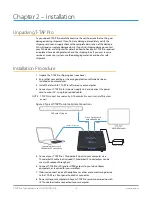 Preview for 10 page of AJA T-TAP Pro Installation And Operation Manual