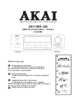 Akai AS110RA-320 Owner'S Manual preview