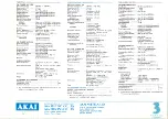 Preview for 5 page of Akai AT-2200 Operator'S Manual