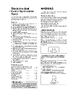 Preview for 2 page of Akai AT-93/L Operator'S Manual