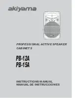 Preview for 1 page of Akiyama PB-12A Instruction Manual