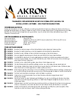 Preview for 19 page of Akron OZZIEMASTER 922 Installation, Operating And Maintenance Instructions