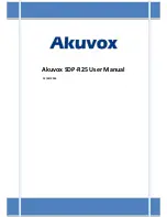 Akuvox SPD-R25 User Manual preview