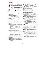 Preview for 36 page of AL-KO 112 313 User Manual