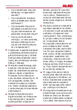 Preview for 185 page of AL-KO 3.29 Li Translation Of The Original Instructions For Use