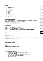 Preview for 219 page of AL-KO E.C.S12 Assembly And Operating Instructions Manual