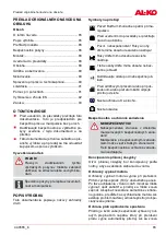 Preview for 85 page of AL-KO Easy Crush MH 2800 Instructions For Use Manual