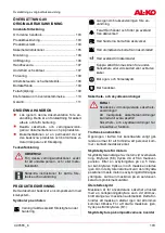 Preview for 103 page of AL-KO Easy Crush MH 2800 Instructions For Use Manual