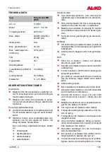 Preview for 105 page of AL-KO Easy Crush MH 2800 Instructions For Use Manual