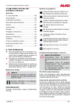 Preview for 129 page of AL-KO Easy Crush MH 2800 Instructions For Use Manual