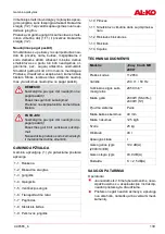 Preview for 139 page of AL-KO Easy Crush MH 2800 Instructions For Use Manual