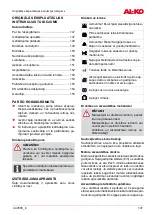 Preview for 147 page of AL-KO Easy Crush MH 2800 Instructions For Use Manual