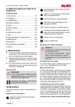 Preview for 177 page of AL-KO Easy Crush MH 2800 Instructions For Use Manual