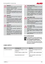 Preview for 183 page of AL-KO Easy Crush MH 2800 Instructions For Use Manual