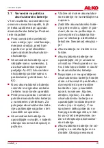 Preview for 79 page of AL-KO EASY FLEX PW 2040 Translation Of The Original Instructions For Use