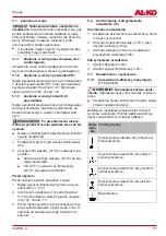 Preview for 117 page of AL-KO EASY FLEX PW 2040 Translation Of The Original Instructions For Use