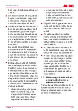 Preview for 147 page of AL-KO EASY FLEX PW 2040 Translation Of The Original Instructions For Use