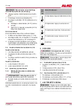 Preview for 201 page of AL-KO EASY FLEX PW 2040 Translation Of The Original Instructions For Use