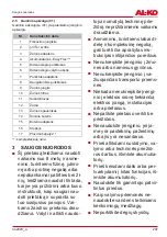 Preview for 207 page of AL-KO EASY FLEX PW 2040 Translation Of The Original Instructions For Use