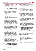 Preview for 157 page of AL-KO G4990012 Translation Of The Original Instructions For Use