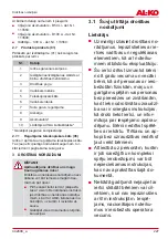 Preview for 227 page of AL-KO G4990012 Translation Of The Original Instructions For Use