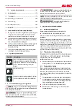 Preview for 165 page of AL-KO MH1150 Manual